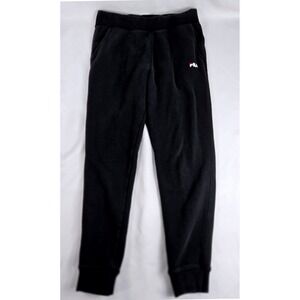 FILA‎ Sweatpants Joggers Black Cotton Blend Logo Athleisure Medium Running Cross